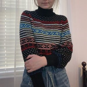 Patterned sweater